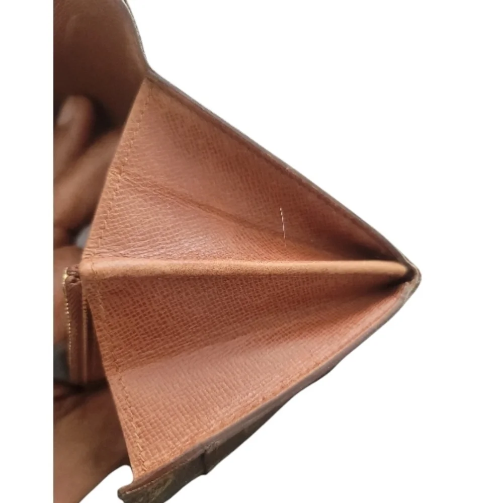 Louis Vuitton Authentic Monogram Brown Credit Card Wallet